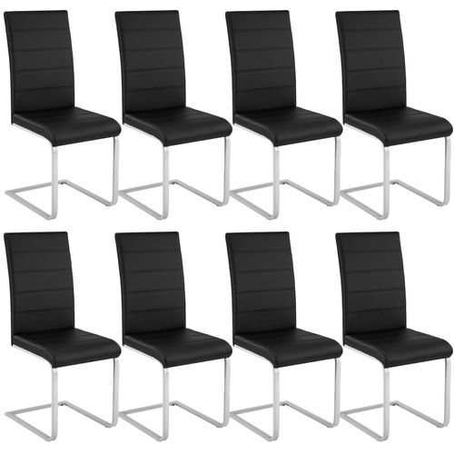 Lot De 8 Chaises Bettina - Noir