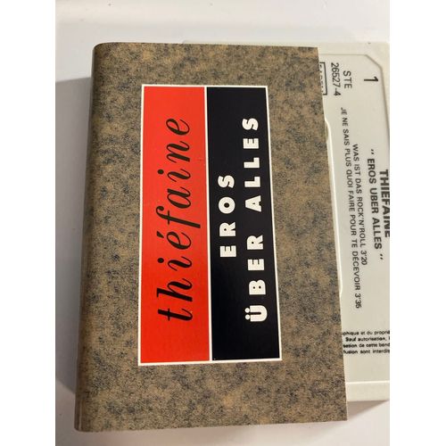 Hubert Felix Thieffaine Eros Uber Alles - Cassette Audio