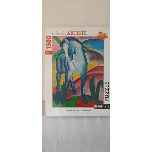 Puzzle Le Cheval Bleu Franz Marc 1500 Pieces