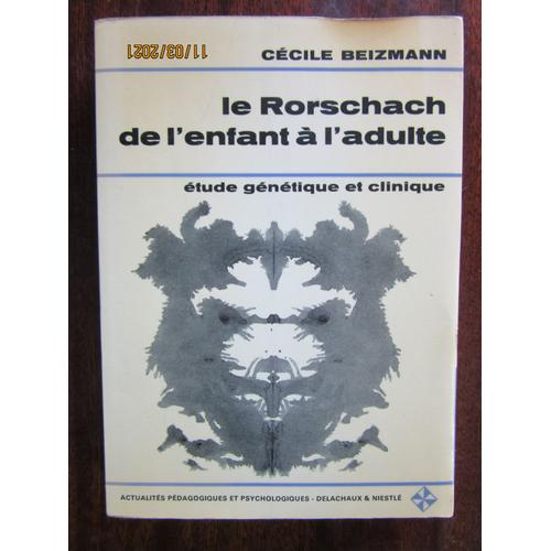 Le Rorschach De L'enfant À L'adulte