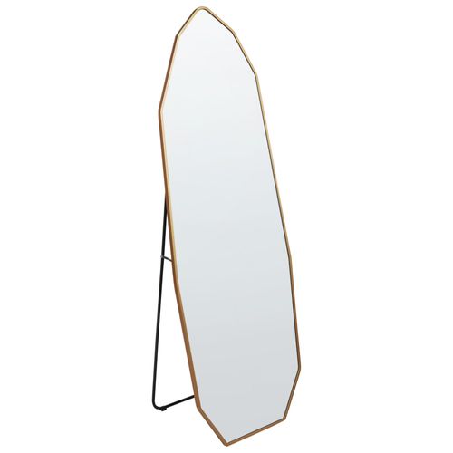 Miroir sur pied TARTAS Métal Doré