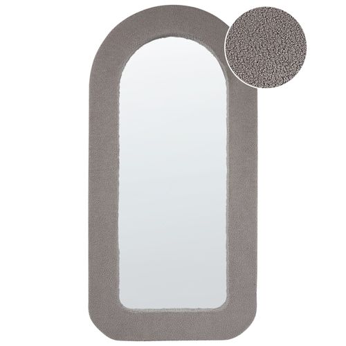 Miroir CERVON Bouclé Taupe