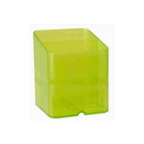 Exacompta Pot ¿ Crayons Pen-Cube, 2 Compartiments, Vert