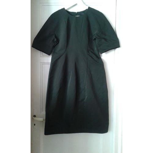 Robe Cos Vert Manche Courte T 38 100% Polyester