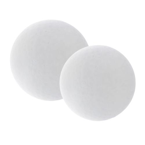 2x Boules Mousse De Styromousse En Polystyrène Décoration De Noël Artisant De Modélisme Diy