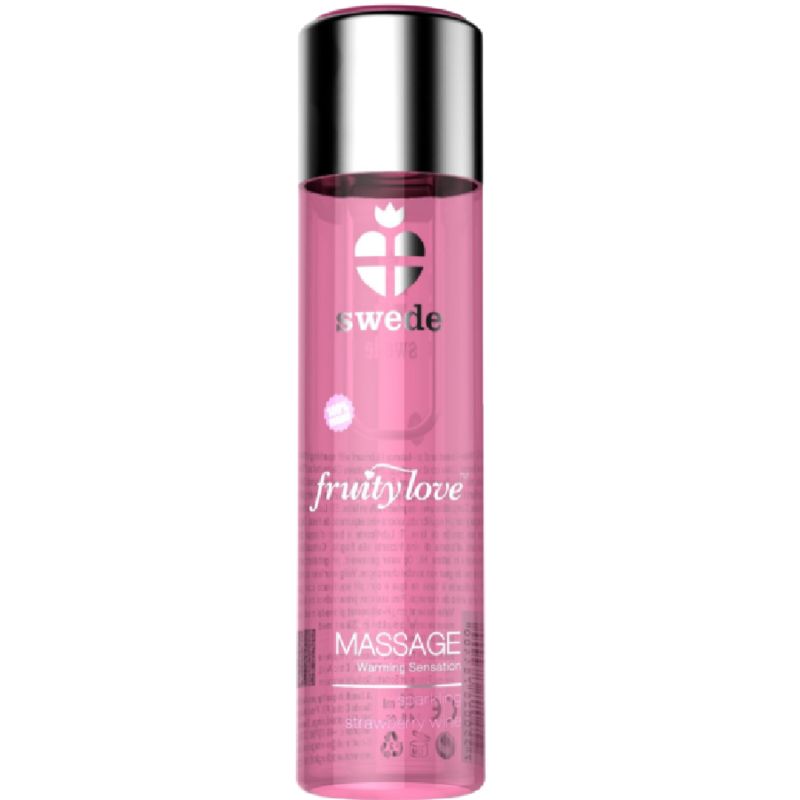 Lotion De Massage Fruity Love Massage Sparkling Strawberry Wine Swede (120 Ml)