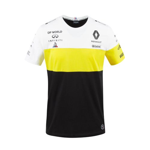 T-Shirt Enfant Renault Riccardo 3 Le Coq Sportif F1 Racing Officiel Formule 1