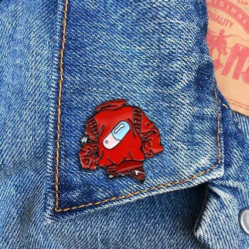 Vêtements Rouges Émail Broche Art Illustration Personnalité Mode Bijoux Designer Famille Artiste Vêtements Badge Avec Bijoux Cadeau