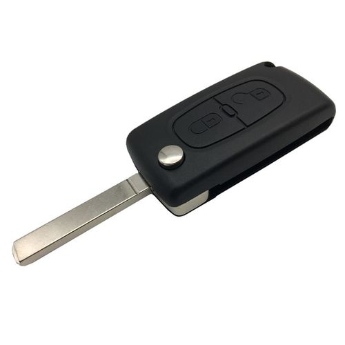 Coque De Clé De Voiture Pour Peugeot Citroen 2 Boutons