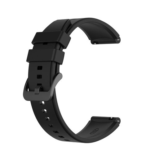Bracelet De Montre 20 Mm Garmin/Huawei/Samsung Galaxy Watch Le Noir