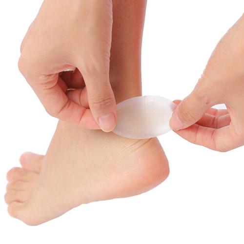 4 Pièces Talon Anti-Usure Talon Autocollant Adhésif Hydrocolloïde Gel Blister Plâtre Pédicure Patch Silicone Gel Souple Talon Autocollant