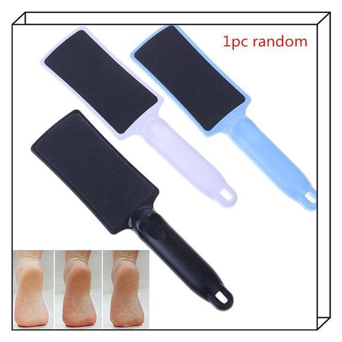Acier Inoxydable Pied Gommage Manucure Talon Fichier Pied Râpe Râpe Pour Les Pieds Pédicure Dissolvant Luxe Ongles Outils