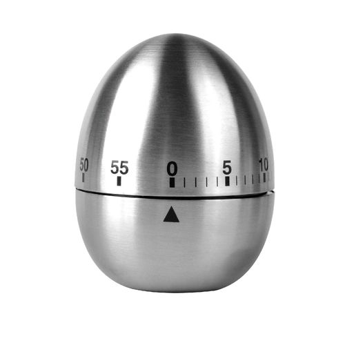 Minuterie De Cuisine Mécanique, Horloge À ¿Ufs, Acier Inoxydable, Argent