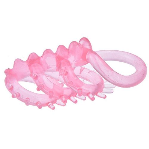 Anneau Pénien En Silicone Pour Homme, Produit Adulte, Triple Chatouillement, Masseur, Relaxation, Passion, Extension Érotique Solaire