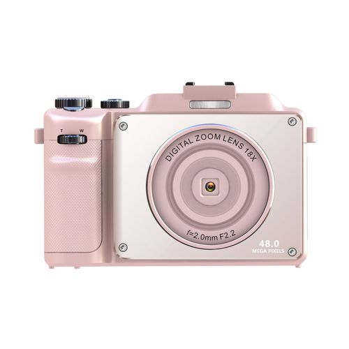 Appareil photo numérique 4K/48MP/zoom numérique 18X/anti-tremblement/autofocus Rose