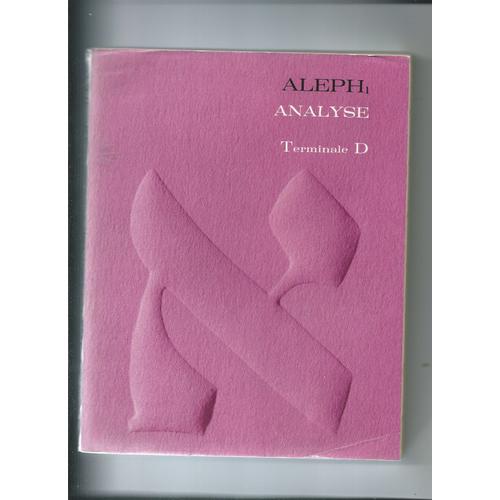 Aleph 1 Analyse Terminale D