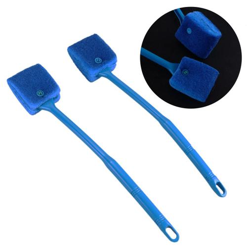 2 Pièces Aquarium Nettoyage Brosse Plastique Éponge Aquarium Verre Algues Nettoyant Verre Plante Aquarium Aquarium Aquarium Aquarium Accessoires