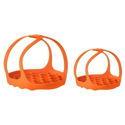 2 pièces oeuf vapeur alimentaire Silicone cuit à la vapeur oeuf support autocuiseur élingues