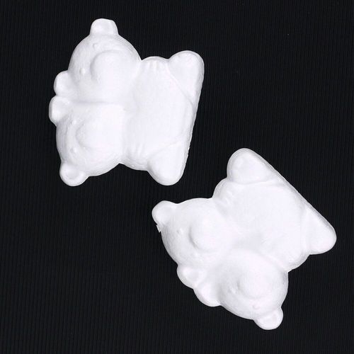 10 Pièces Ours Blanc Moule Fait À La Main Bricolage Animal Sculpture Jeux Éducatifs (Deux Ours)