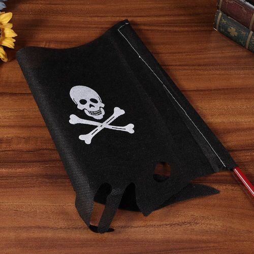 1pc Fête Main Drapeau Créatif Pirate Motif Main Signal Drapeau Fête Fournitures Pour
