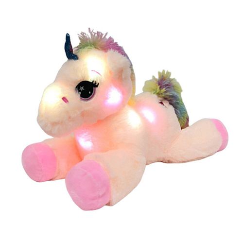 Licorne Lumineuse En Peluche, Jouet De Dessin Animé, Ornement Led