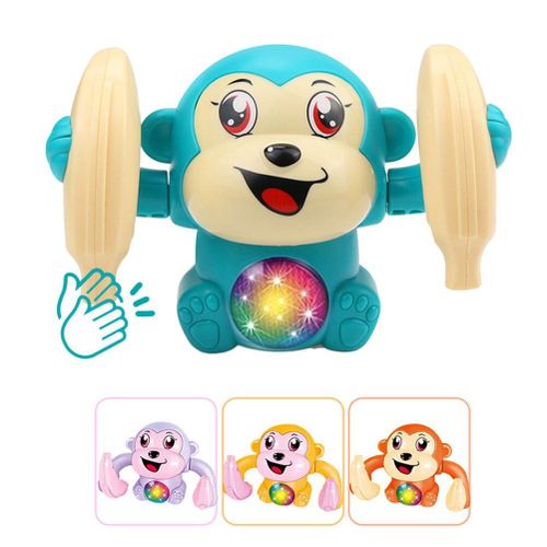 Singe À Bascule Électrique Pour Enfants, Musique Légère, Modèle Animal, Jouet À Induction, Commande Vocale, Dessin Animé Roulant, Jouets Pour Bébé, #40