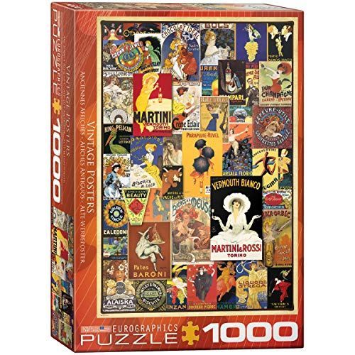 Eurographics Vintage Posters Jigsaw Puzzle (1000 Piece)
