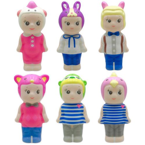 6 Pièces/Ensemble Bébé Poupée Serrant Jouets À Montée Lente Kawaii Décompression Rebond Lent Enfant Jouet Cadeau Presser Jouets Pour Bébé Enfants Cadeau #30