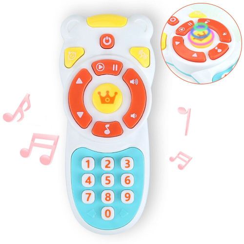 Jouets Pour Bébé, Télévision, Télécommande, Musique, Téléphone Portable, Jouets Éducatifs Précoces, Nombres Électriques, Machine D'apprentissage À Distance, Jouet Bébé, Cadeau #30