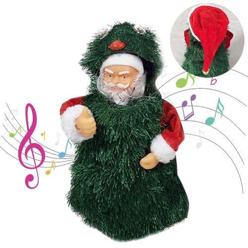 Jouet De Noël Musical Père Noël, Poupée D'arbre De Noël Pour Chanter, Décoration De Maison, Cadeau De Vacances Pour Enfants #30