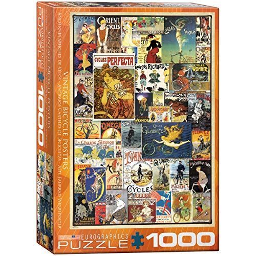 Eurographics Bicycles Vintage Ads Jigsaw Puzzle (1000 Piece)