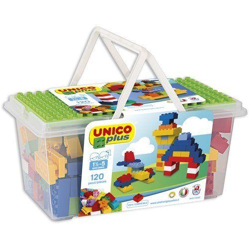 Unico Plus Building Bricks 120 Piece Tub