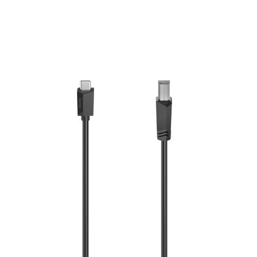 Câble USB-C, mâle USB-C - mâle USB-B, USB 2.0, 480 Mbit/s, 1,50 m