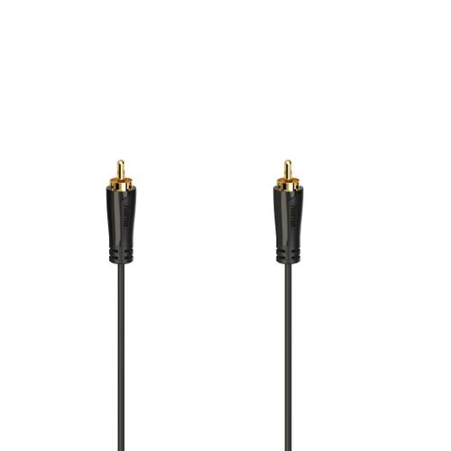 Câble vidéo, fich. RCA mâle - fich. RCA mâle, doré, 1,5 m