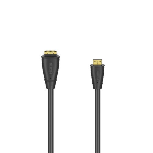 Adaptateur cÃ¢ble HDMI?, (mini) f. mÃ¢le Type-C - f. fem. Type-A, dorÃ©