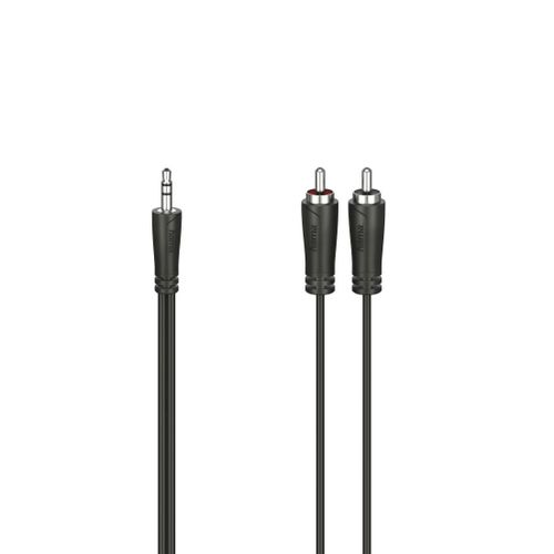 Câble audio, fiche jack mâle 3,5mm - 2 fiches RCA mâles, stéréo, 3,0 m