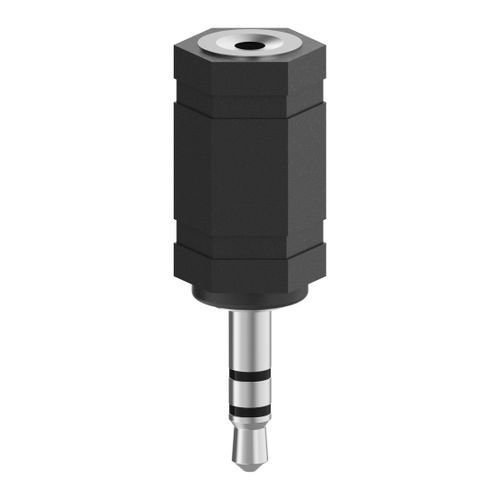 Adaptateur audio, jack mâle 3,5 mm stéréo - jack femelle 2,5 mm stér