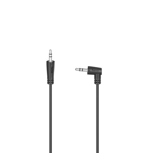 Câble audio, f. jack mâle 3,5mm 90° - f. jack mâle 3,5 mm,stéréo, 1,5m