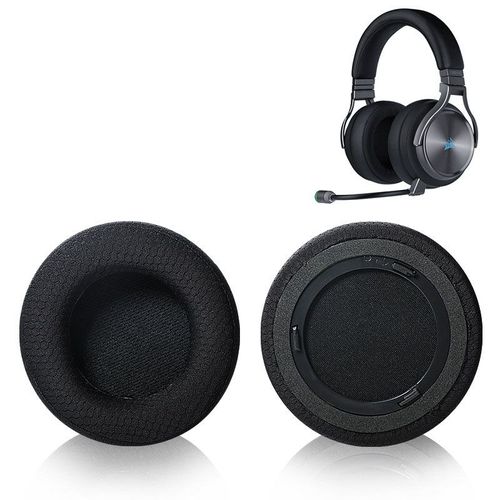 Coussinets d'oreille pour Corsair Virtuoso RGB Le noir