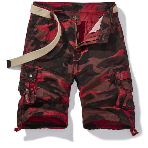 Bermuda Hommes De Cargo Grande Taille À Imprimé Camouflage Fit Grande Vêtements Masculin Wx220