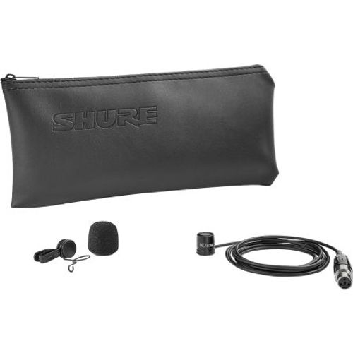 SHURE - WL183MB-O-TQG - Micro cravate noir omni TQG