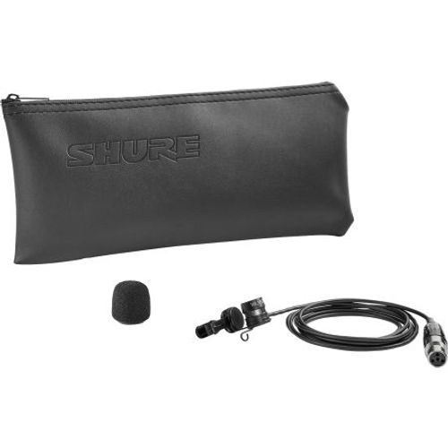 SHURE - WL185MB-C-TQG - Micro cravate noir cardioïde TQG