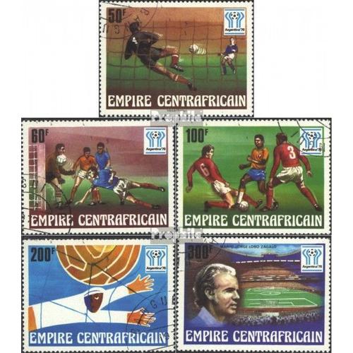 Afrique Centrale République 513-517 Oblitéré 1977 Football-Wm `78, Argentine