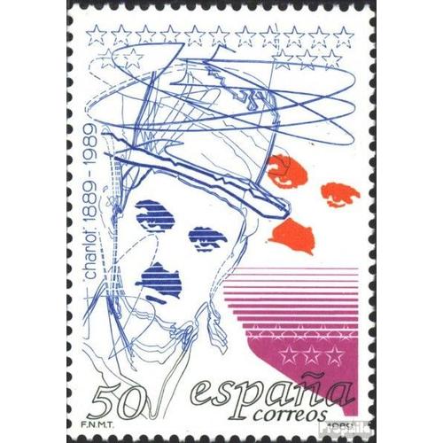 Espagne 2903 (Édition Complète) Neuf 1989 100. Anniversaire Charlie Chaplin