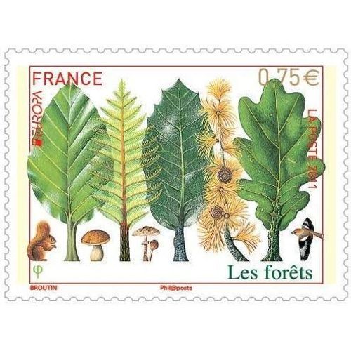 France 2011, Très Beau Timbre Neuf** Luxe Europa, Yvert 4551, Les Forets. -
