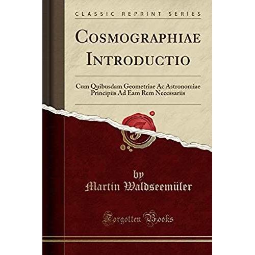 Waldseemüler, M: Cosmographiae Introductio