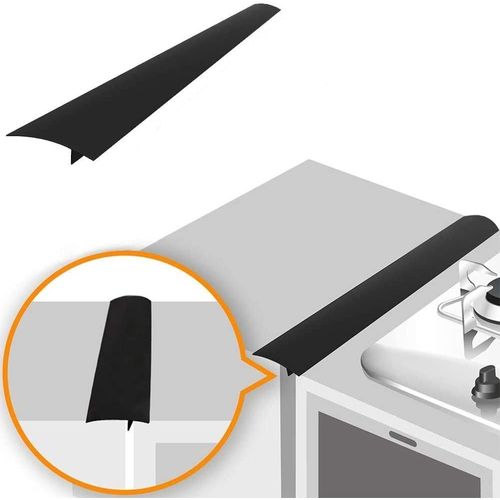 Bande D'étanchéité INF auto-adhésive cuisine calfeutrage, 61,5 cm Noir 1 paquet