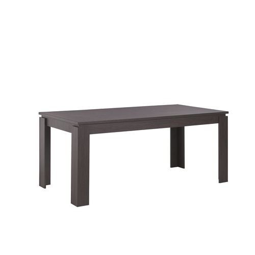 Table De Salle À Manger Effet Bois Foncé 180 X 90 Cm Viton