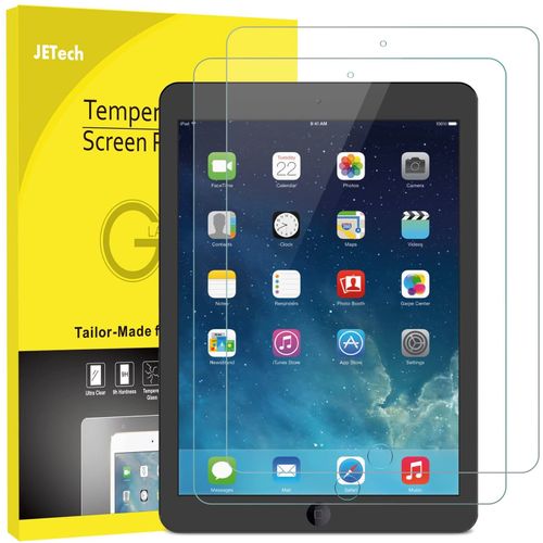 Protecteur D'écran Ipad (9,7 Pouces, Modèle 2018/2017, 6e / 5e Génération), Ipad Air 1, Ipad Air 2, Ipad Pro 9,7 Pouces, Verre Trempé, 2 Unités