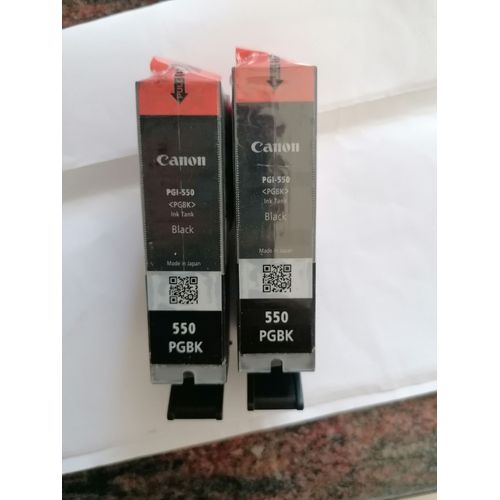 2 cartouches encre canon 550
